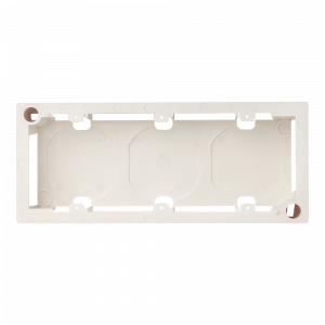 Wall mounting box for French size mounting frame